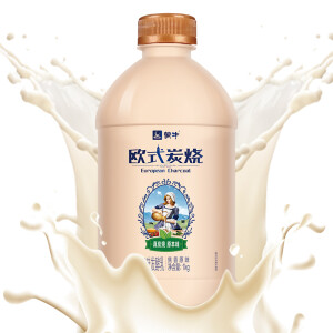 限地区：MENGNIU蒙牛欧式炭烧风味发酵乳1kg*9+特仑苏原味酸牛奶115g*3杯*9件