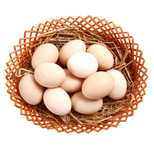 晋龙 鲜鸡蛋 六无蛋 30枚 1.4kg