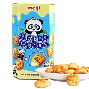 meiji 明治 熊猫奶油夹心饼干 50g *3件