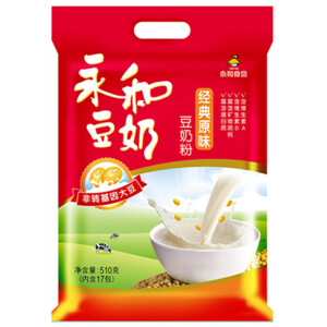 YON HO 永和豆浆 经典原味豆奶粉  30g*17包 *2件