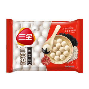 三全 三全凌 黑芝麻汤圆 宁波风味 500g（约40颗）