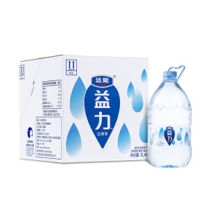 达能益力 饮用天然矿泉水 5L*4瓶*4+赠品 无线电动抽水器