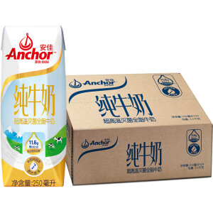Anchor 安佳 全脂UHT纯牛奶 250ml*24盒 *3件 +凑单品