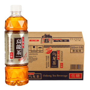 SUNTORY 三得利 低糖乌龙茶饮料 500ML*15瓶 整箱 *4件