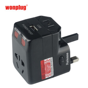 wonplug 万浦 363系列 旅行转换插头 带2个USB