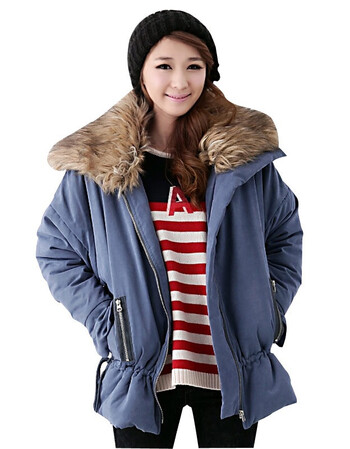 女装 羽绒服 韩都衣舍(hstyle) 韩都衣舍 韩国棉衣秋冬季新品女毛领