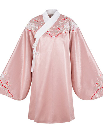 【 小豆蔻儿】[桃花琴]交领长袄琵琶袖汉服走秀服 交领长袄(第二批) s