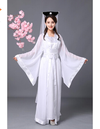 咚憬 成白素贞古装演出服白蛇传新白娘子传奇人古装戏服 小龙女服装