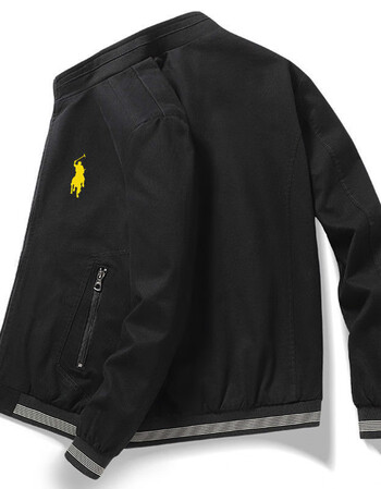 美国高端贵族保罗polo夹克加绒加厚保罗棉服外套新款中年男士外套秋冬