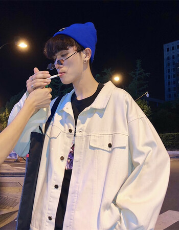 森马时尚日系复古青少年宽松ins休闲薄款夹克韩版春季男生简约工装