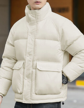 大绒鹅羽绒服男短款品牌男装联名男女同款2020冬季新品90白鸭绒加厚