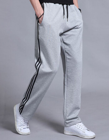 中老年运动裤男宽松直筒长裤爸爸休闲裤子男士跑步高腰中年人秋季 gg