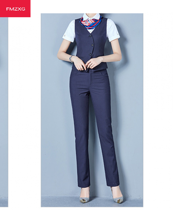 职业装女夏正装空姐制服银行酒店前台工作服套裙气质秋冬西装套装