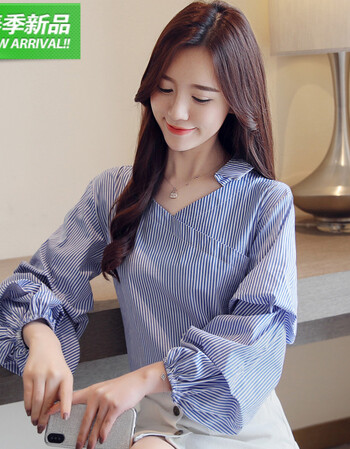 【京东优选】女装2019年雪纺衬衫新款春装很仙上衣洋气显瘦时尚春款