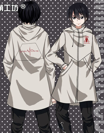 刀剑神域风衣动漫衣服sao桐人二次元周边cos男女情侣套装夹克外套sn