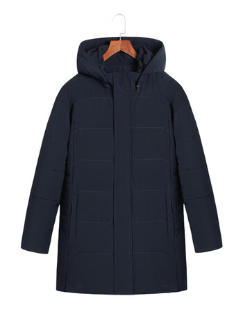 北方人穿的男土中长款棉衣宽松青年胖人冬季棉服加厚加肥胖子大码外套