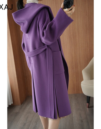 赵丽颖紫色大衣(赵丽颖紫色大衣穿搭)