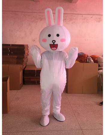 网红熊行走装人偶服装传单玩偶服布朗熊装人偶服装2019 圆眼睛可妮兔