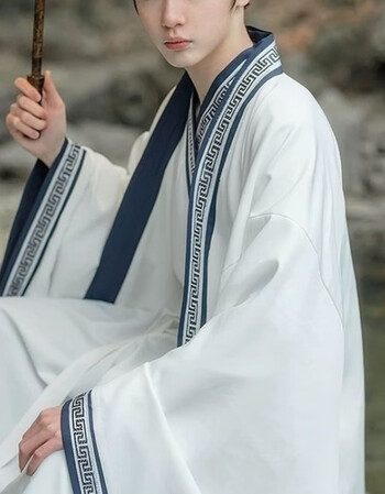 汉服男【七子】魏晋风古风套装侠客书生男士仙气男女情侣秋装古装