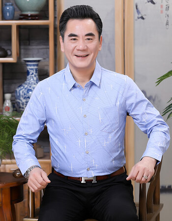 南极人秋季衬衫男衬衣男长袖男士衬衫中年男爸爸衬衫长袖宽松新款