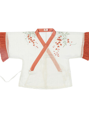 《新品促销》酒笙歌传统汉服女绣花半臂齐腰交领襦裙套装中国风日常夏