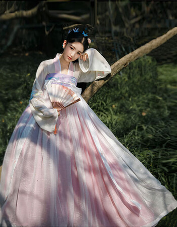 汉服女云梦台绣花齐胸襦裙古装传统日常汉元素改良套装表演服成人礼