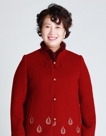 老美华中老年女装外套加厚款长袖上衣时尚妈妈装红色5xl
