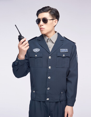 协警执勤服城管工作服新款保安服春秋服小区物业制服酒
