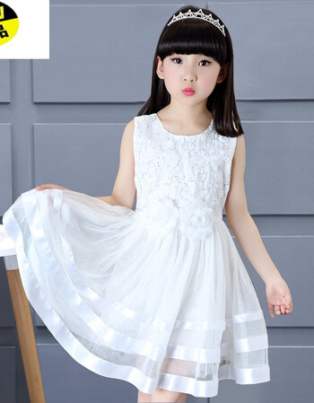夏天小女孩穿的公主裙子8女大童衣服9女夏连衣裙十岁2018新款胖10