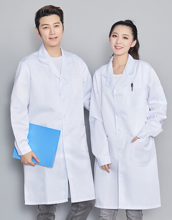 工作服男女实验服医生服美容护工护士服食品厂白大褂工衣定制工装印字