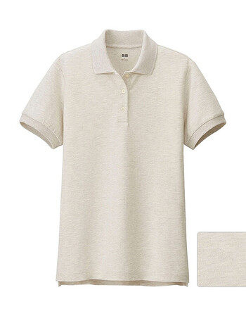 女装 弹力polo衫(短袖) 134868 优衣库uniqlo 浅米色 160/88a(l)