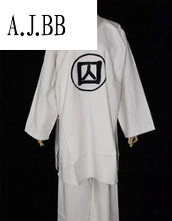 郁渟*古装男女白色中衣裤囚服孝服古代囚犯狱服清朝