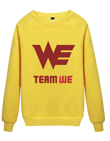 依岚傲雪七亨lol2017s7总决赛 we战队队服长袖男女学生衣服卫衣 黄色