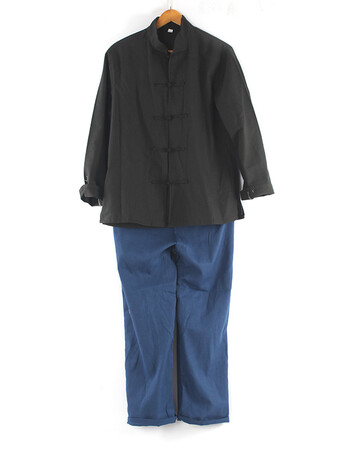 洛凌农村平民百姓阿宝演出服农民服装 民国时期马褂男 古装小二服饰店