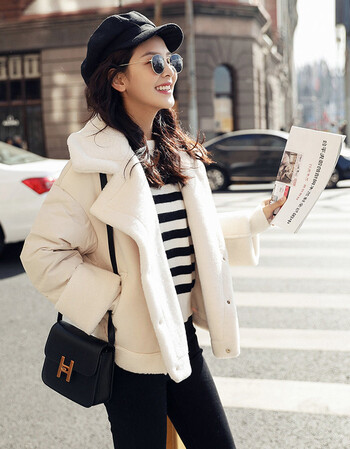 女装 短外套 尤兰亚(youlanya) 外套女短款2017冬季新款韩版矮个子