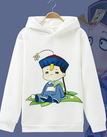 捡到一只小僵尸秋冬季僵小鱼男女情侣卡通动漫连帽卫衣服加绒加厚 8 m