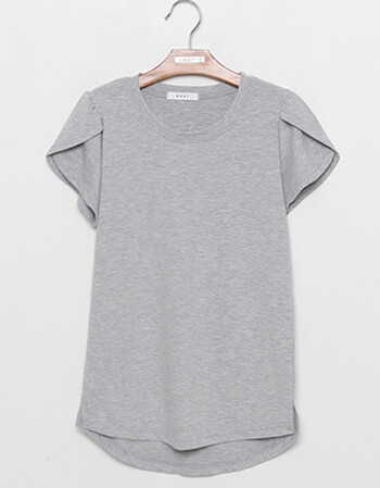 2018春装新款纯棉短袖t恤女宽松体恤衫半袖汗衫韩版打底衫上衣服 浅