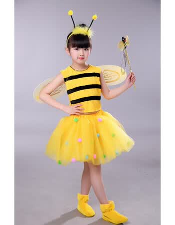 六一儿童节演出服小蜜蜂舞蹈服幼儿园宝宝儿童卡通动物装表演服装