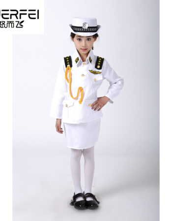 新款小學幼兒童海軍服小軍裝服長短裙褲演出男女童海軍迷彩表演服團體