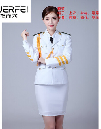 武警陆军官军装制服套装合唱团军队乐队演出服礼服班升旗手服装男女