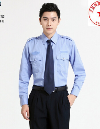 协警制服警察服装配发单位执勤衬衣保安春秋执勤服物业安保经纱交织绸