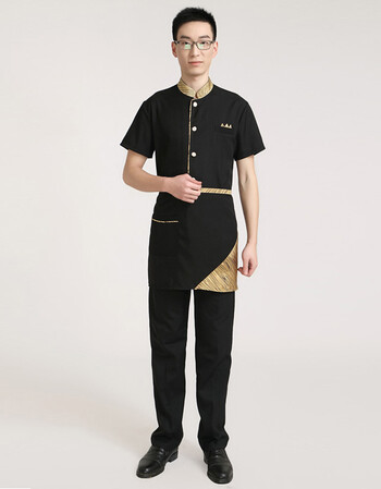 剑貂(jiandiao)酒店工作服夏装女西餐厅服务员服装饭店火锅店餐饮工作