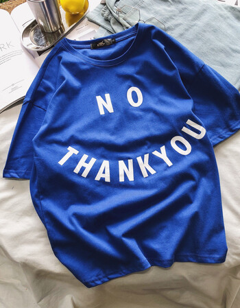 like)2018半截袖男生韩版潮流学生t恤短袖圆领宽松ulzzang夏季百 蓝色