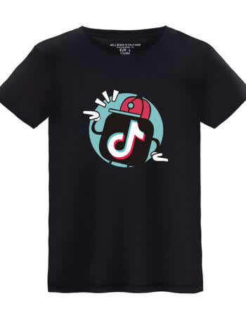 红人四爷 logo 张欣尧同款抖音t恤专业道具抖音衣服符号短袖男女bf