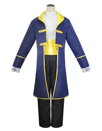 漫呦呦美女与野兽cos服卡通版野兽王子礼服男cosplay服 卡通版野兽