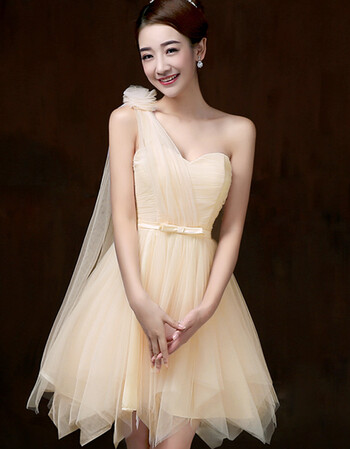 珂梵图伴娘礼服伴娘团小礼服短款结婚晚礼服姐妹裙蓬蓬礼裙显瘦伴娘服