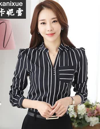衬衫女长袖新款女装长袖雪纺衫 黑色 l【图片 价格 品牌 报价】-京东