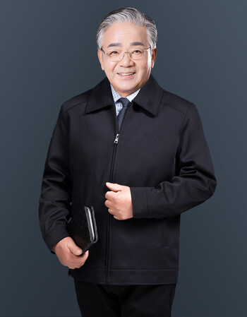 爷爷装70-80岁春秋中老年外套男装爸爸春装夹克衫薄款60老人夹克 黑色