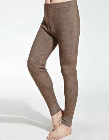 花花公子正中年男士羊绒裤秋冬季新品羊绒无缝保暖裤貂绒秋裤一件