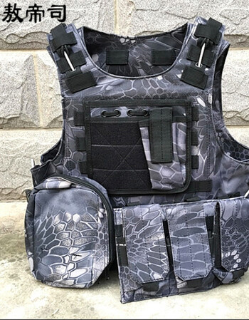 特警武警警察火凤凰战术背心特种兵钢丝幽灵两栖作战马甲户外军迷cs